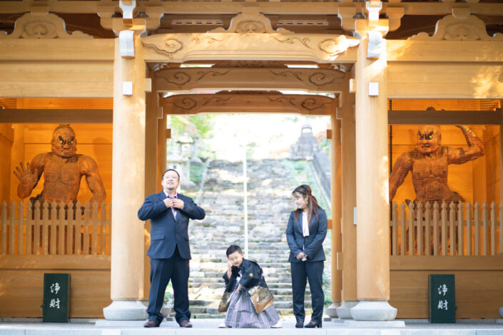 白山神社　七五三　5歳　撮影