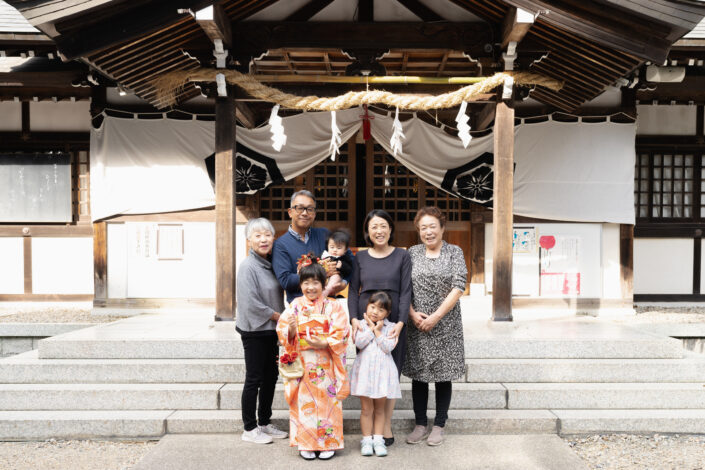 白山神社　七五三　7歳　撮影