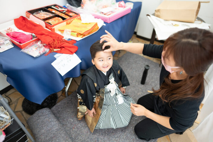 春日井　カメレオン　七五三　男の子　